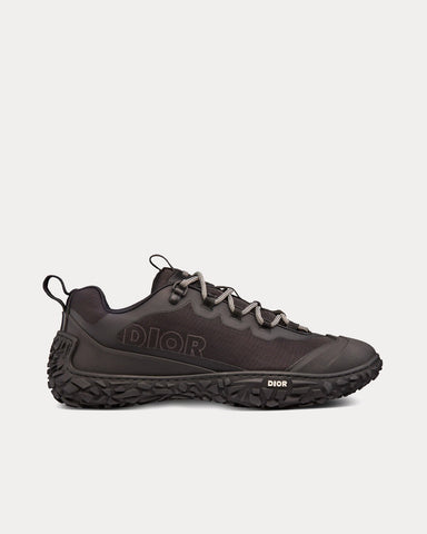 Dior Diorizon Hiking Black Technical Mesh and Rubber Low Top Sneakers