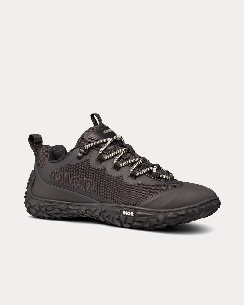 Dior Diorizon Hiking Black Technical Mesh and Rubber Low Top Sneakers - 3