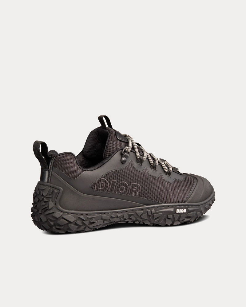 Dior Diorizon Hiking Black Technical Mesh and Rubber Low Top Sneakers - 4