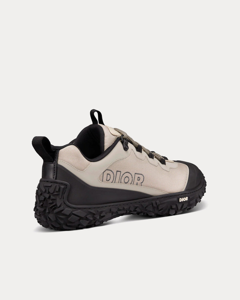 Dior Diorizon Hiking Gray Technical Mesh and Black Rubber Low Top Sneakers - 3