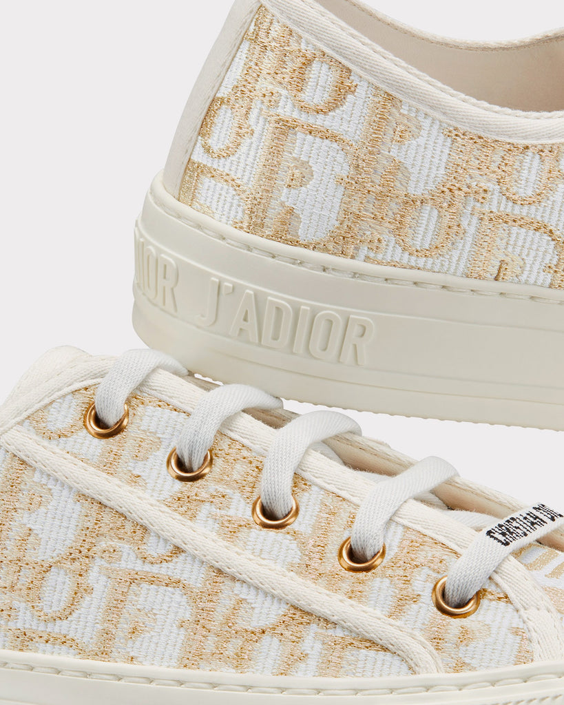 B33 Sneaker Khaki and Cream Dior Oblique Jacquard and Khaki Suede