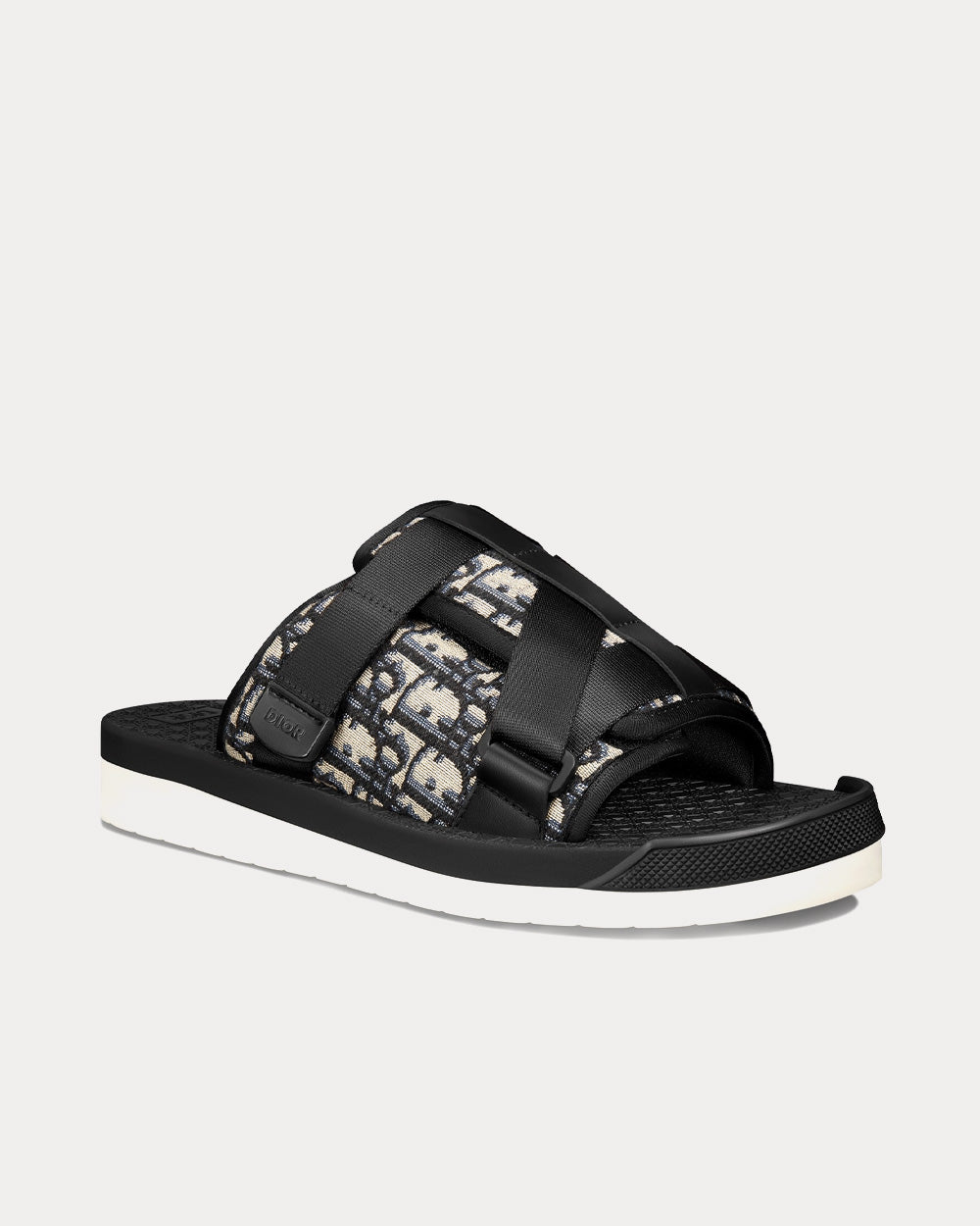 Dior Alpha Sandal Beige and Black Dior Oblique Jacquard Slip Ons - 3