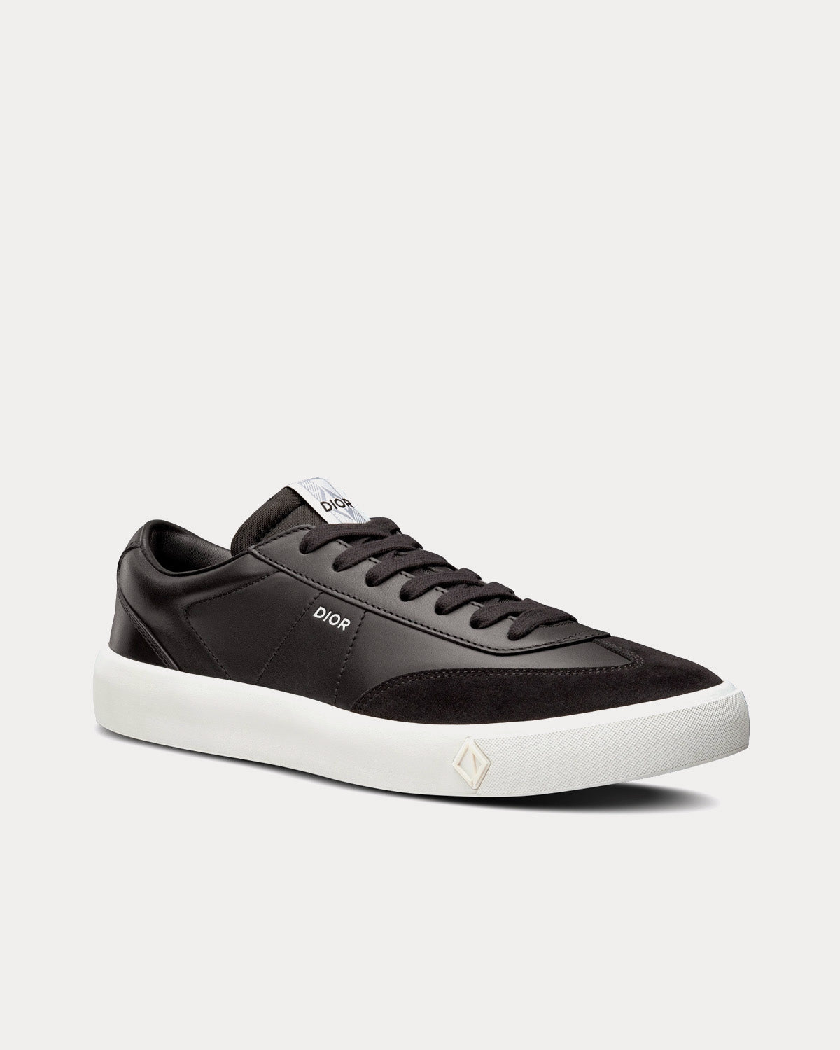 Dior B101 Black Smooth Calfskin and Nubuck Low Top Sneakers - 3