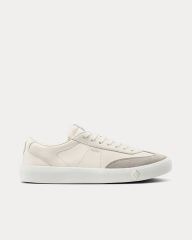 Dior B101 Cream Smooth Calfskin and Greige Nubuck Low Top Sneakers