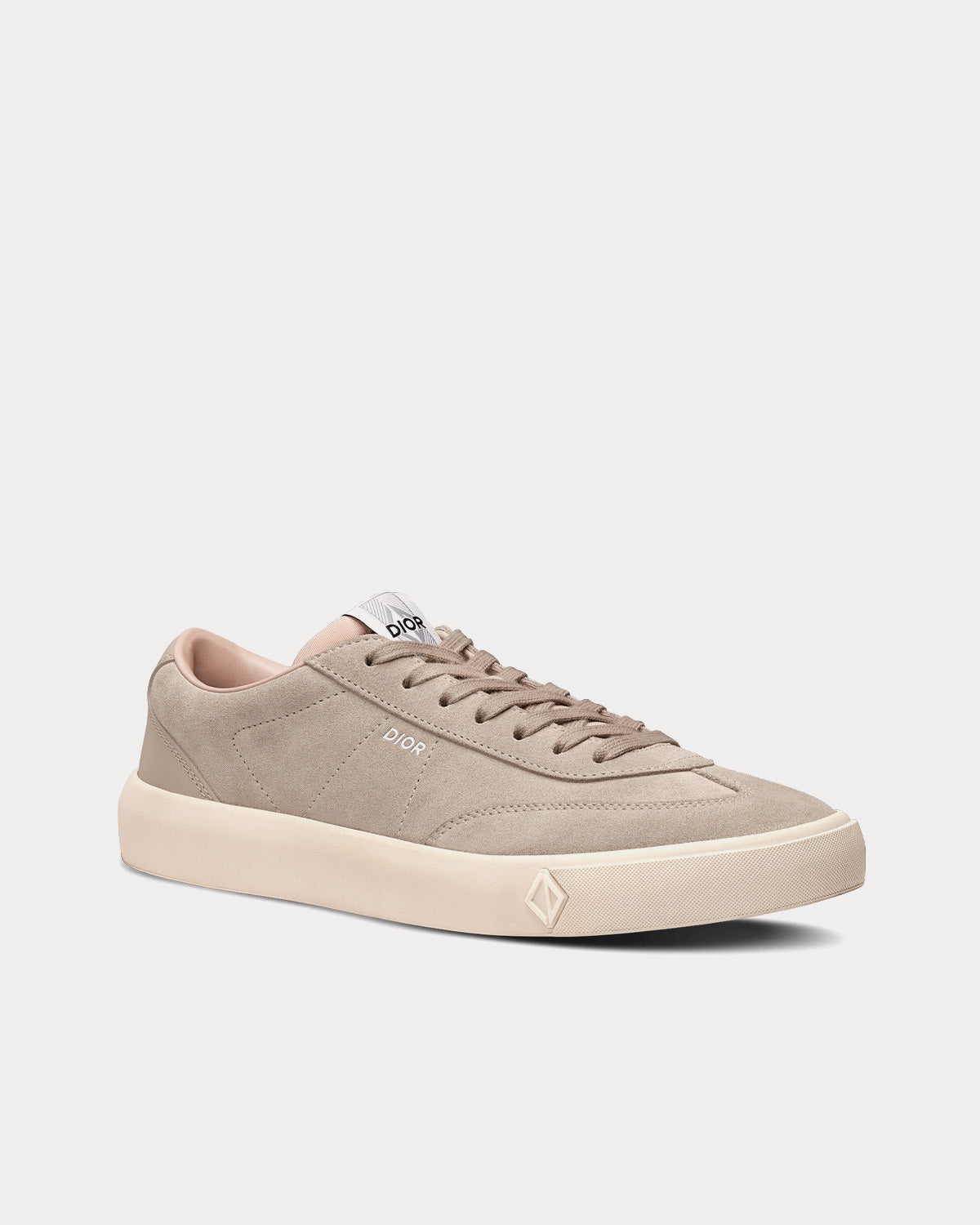 Dior B101 Greige Nubuck Calfskin Low Top Sneakers - 3