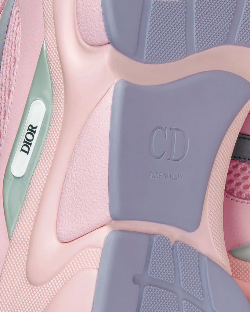Dior Neon Pink & Purple 'B22' Sneakers, Incorporated Style