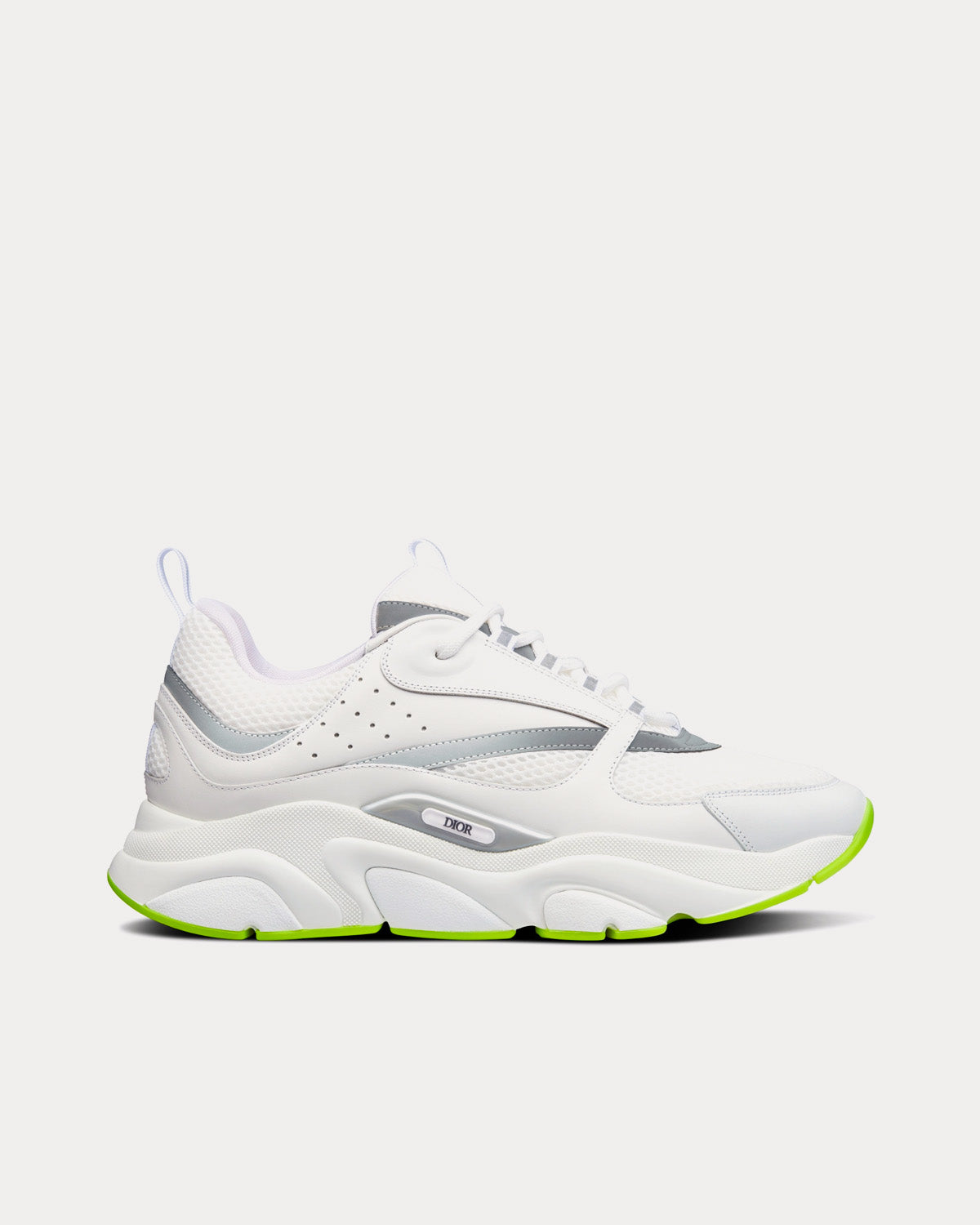 Dior B22 White Technical Mesh and Smooth Calfskin Low Top Sneakers Sneak in Peace