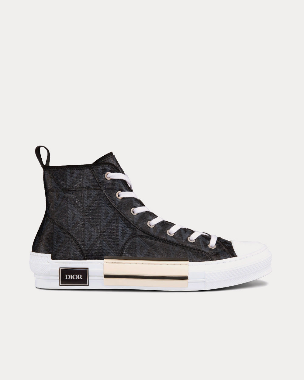 Dior B23 Black CD Diamond Canvas High Top Sneakers Sneak in Peace