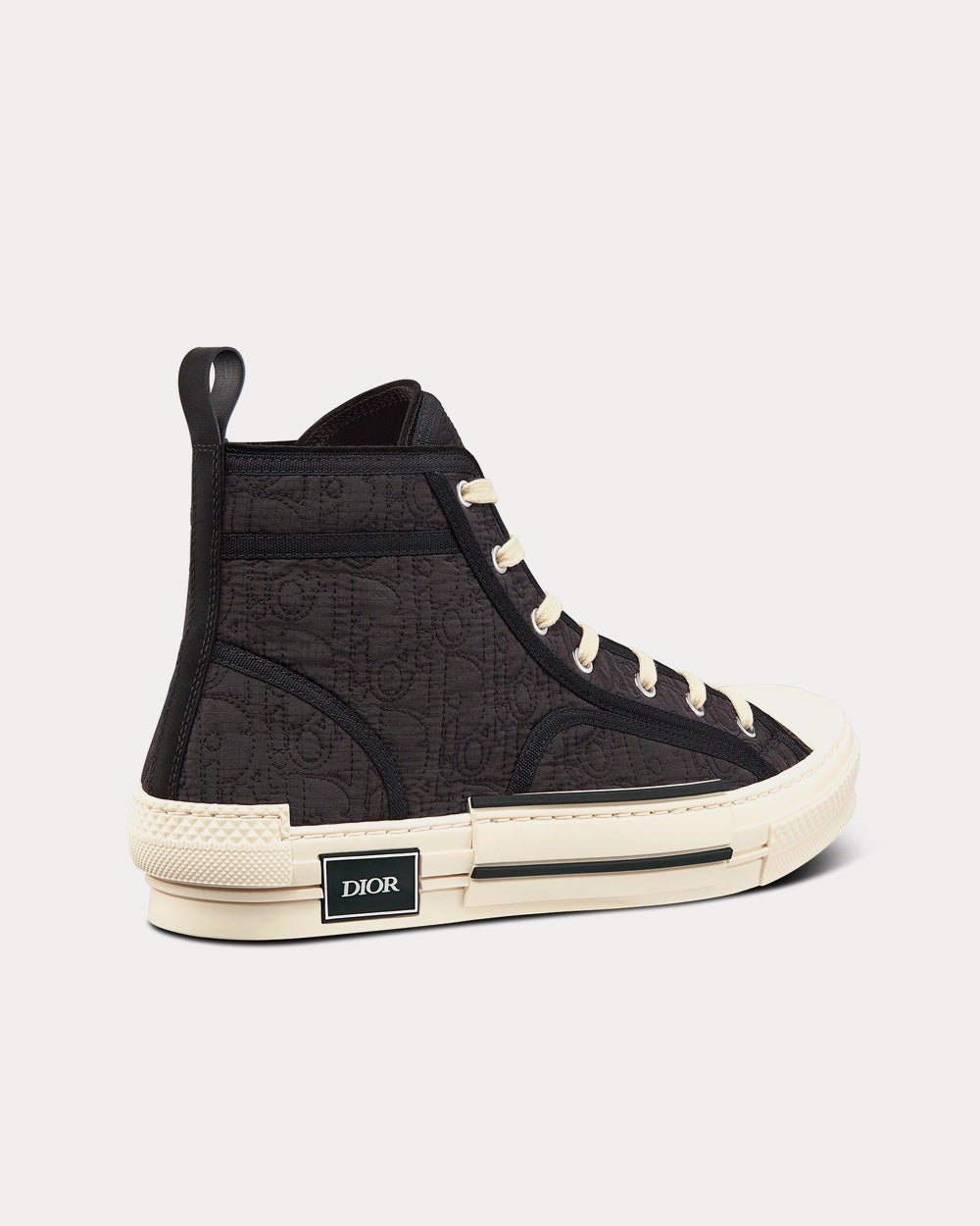 Dior B23 Black Dior Oblique Kumo High Top Sneakers - 4