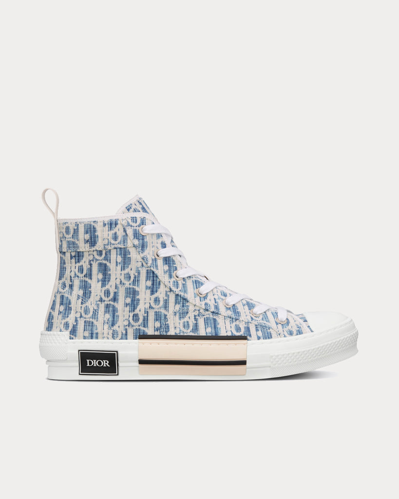 Dior B23 High-Top Sneakers (Blue) – Luxxe
