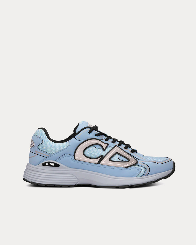 Dior B22 Blue Technical Mesh with Light Blue Smooth Calfskin Low Top  Sneakers - Sneak in Peace