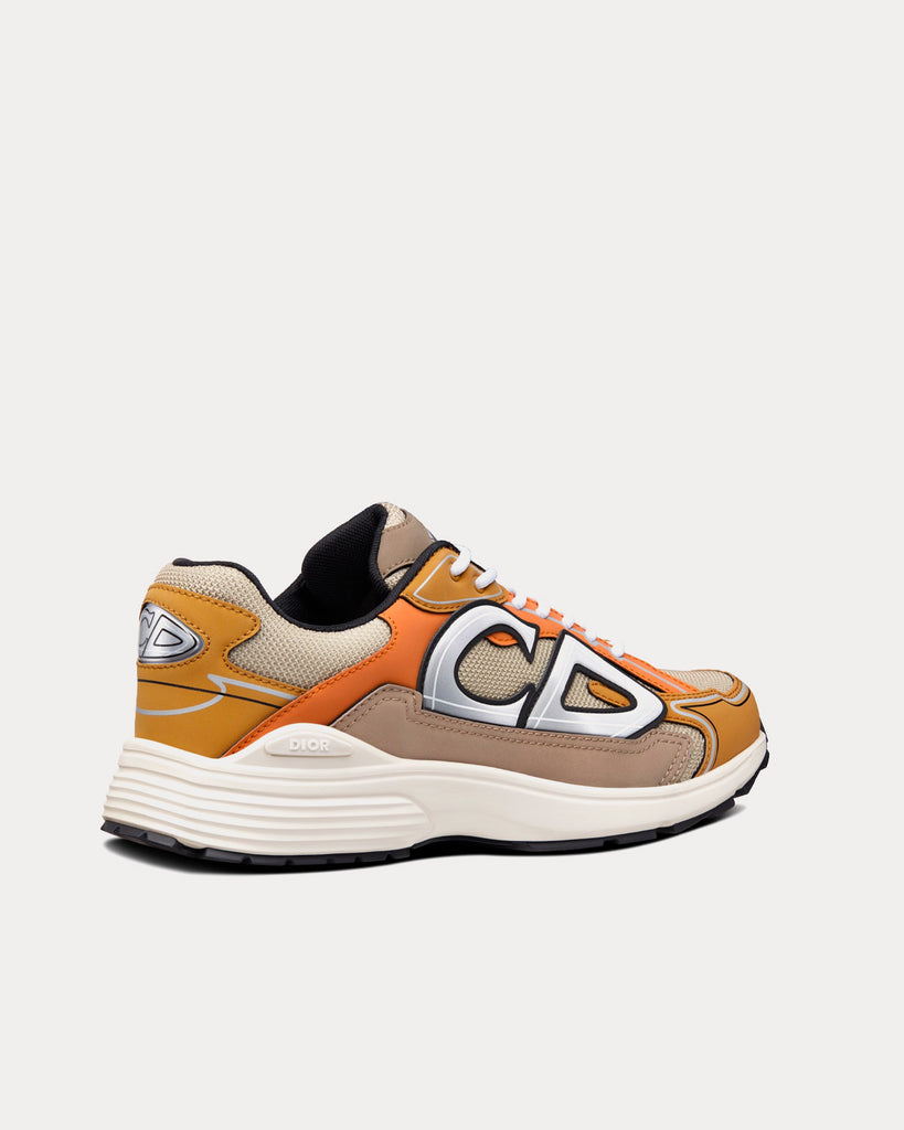 B30 Sneaker Gray Mesh with Brown, Orange and Beige Technical Fabric