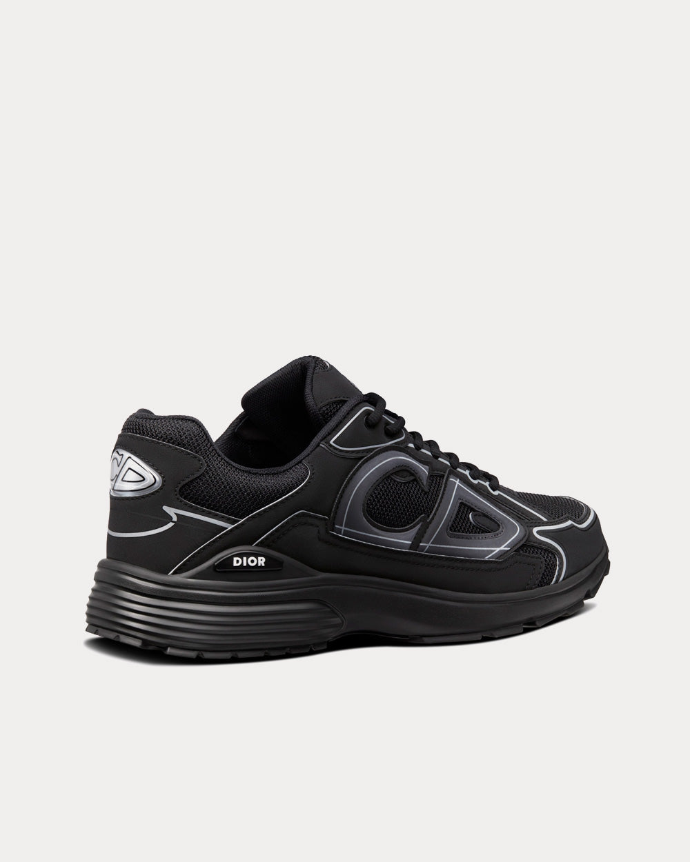 Dior B30 Black Mesh and Technical Fabric Low Top Sneakers - 4