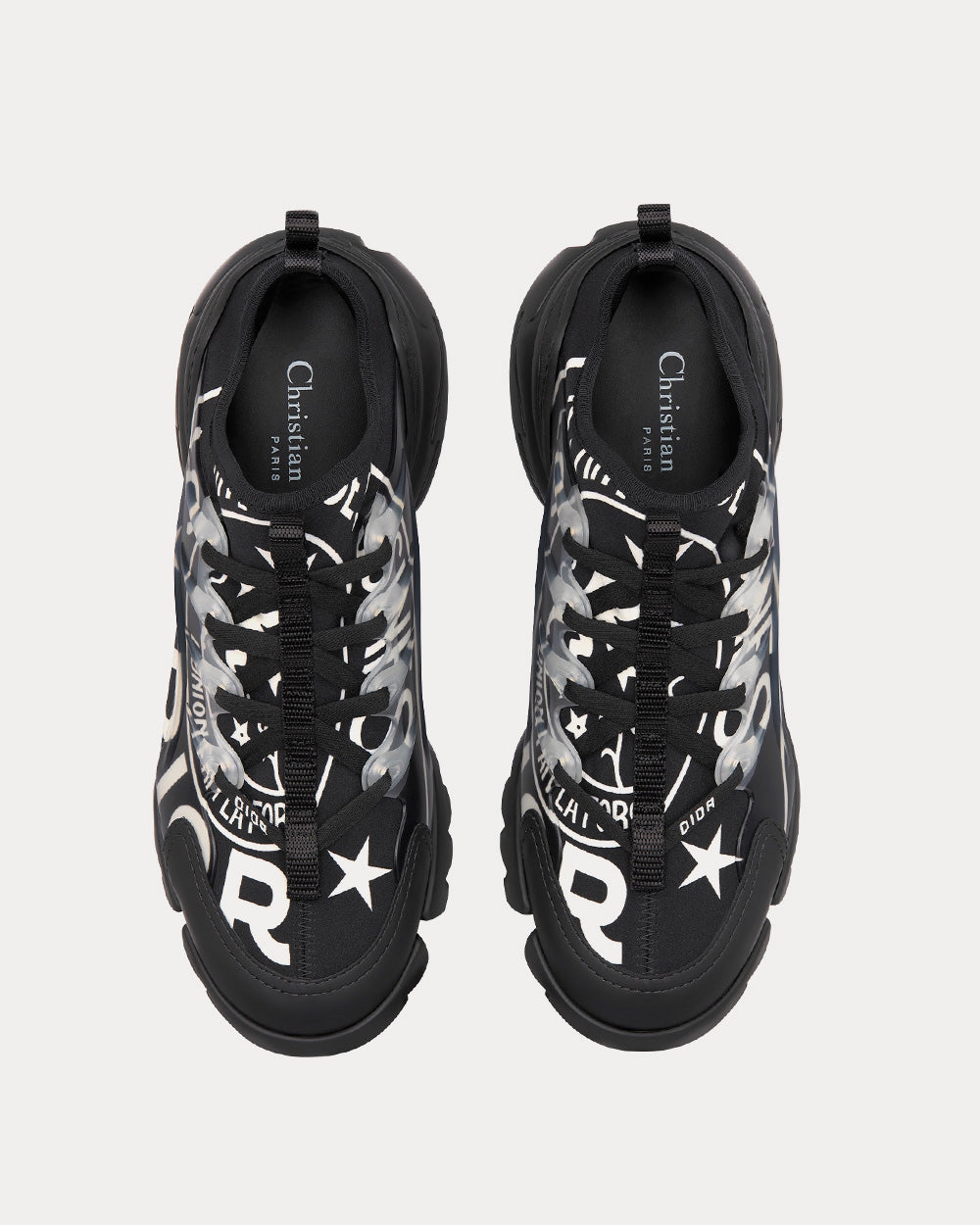 Dior D-Connect Black Technical Fabric with Dior Union Print Low 