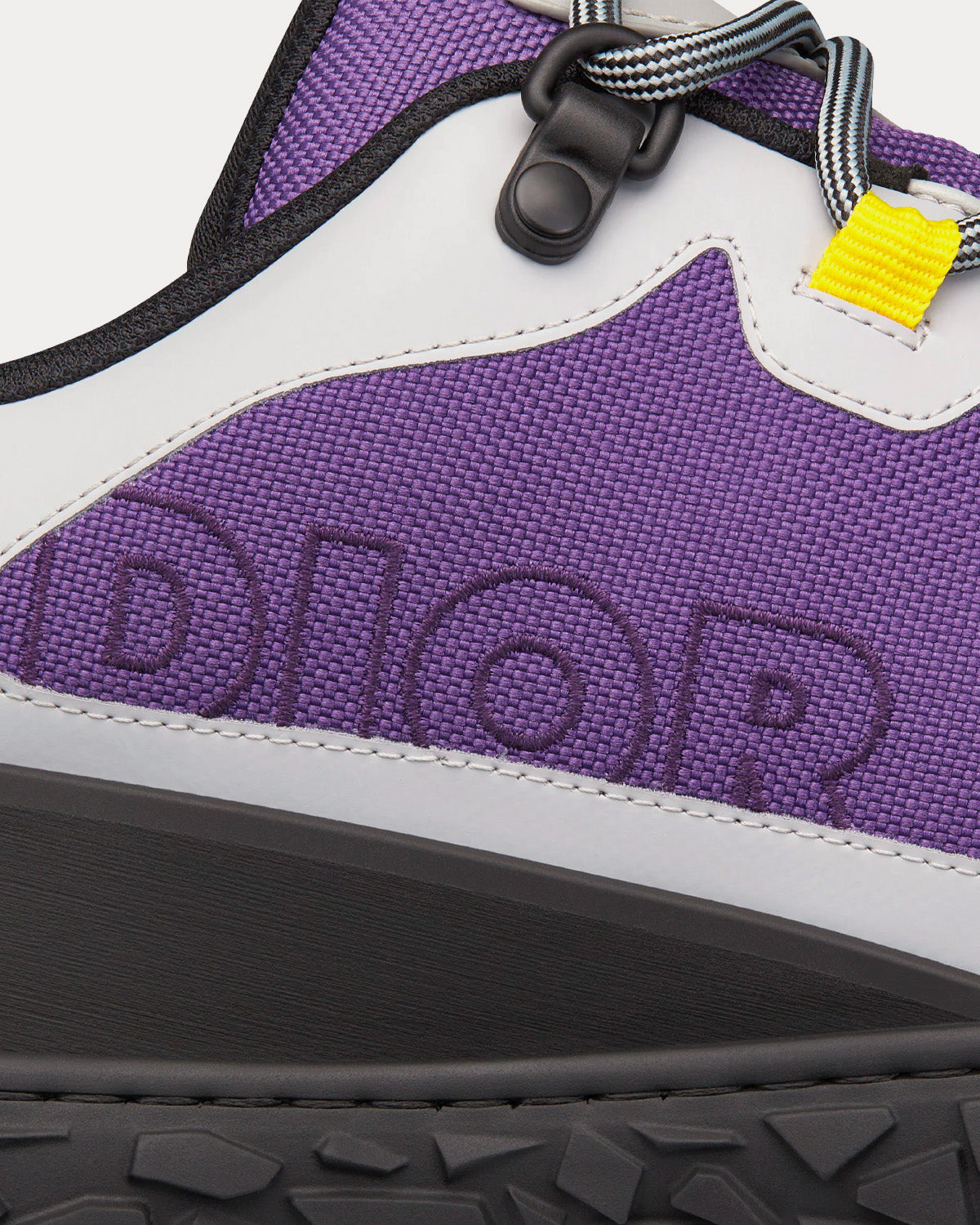 Dior Diorizon Hiking Purple Technical Mesh with Black Rubber Low Top Sneakers - 6