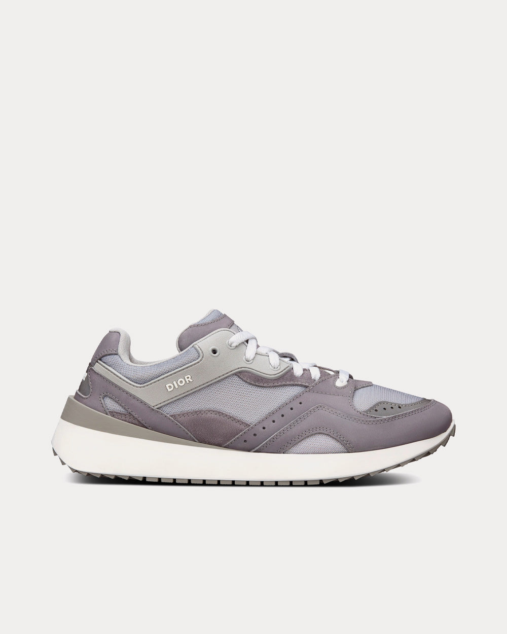 Dior B29 Gray Technical Mesh, Suede and Smooth Calfskin Low Top Sneakers - 1