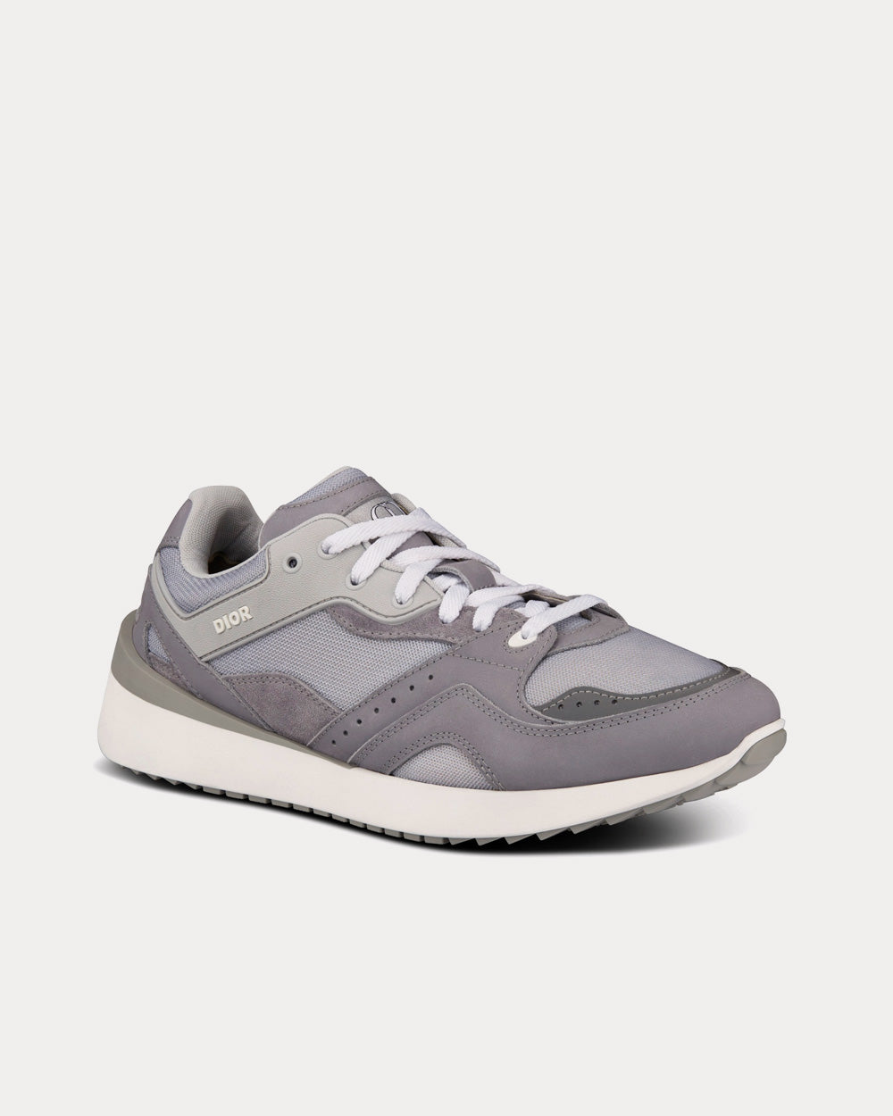 Dior B29 Gray Technical Mesh, Suede and Smooth Calfskin Low Top Sneakers - 3