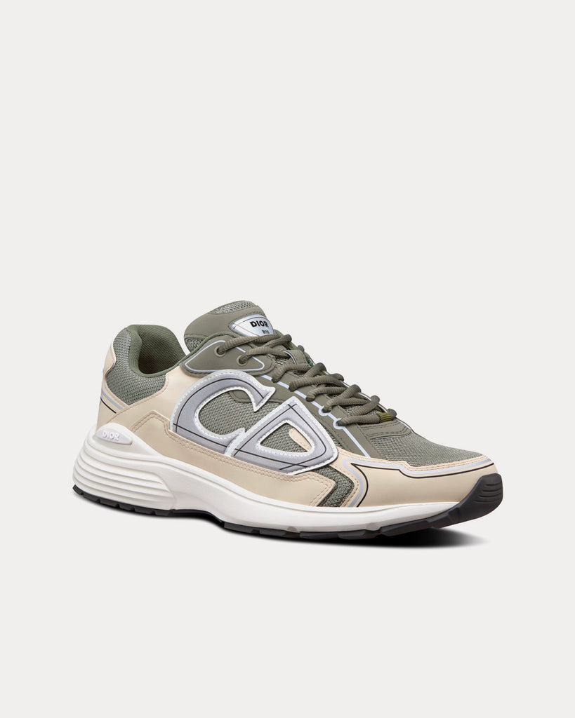 Dior B22 Mesh Trainer Green & Beige