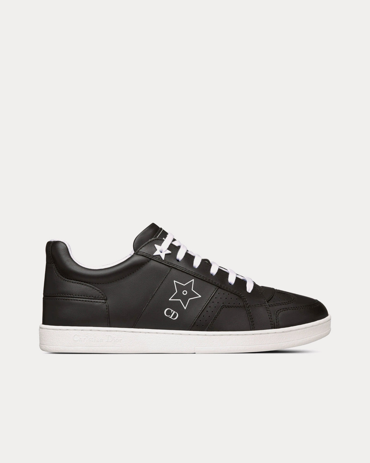 Dior Dior Star Black Calfskin Low Top Sneakers - 1