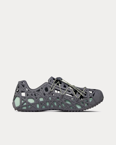 Dior Dior Warp Anthracite Gray Cosmo Rubber with Warped Cannage Motif Sandals