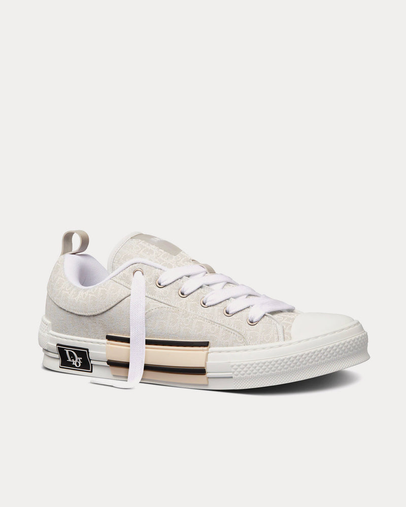 Dior x ERL B23 Skater Cream Dior Oblique Jacquard Low Top Sneakers - 3