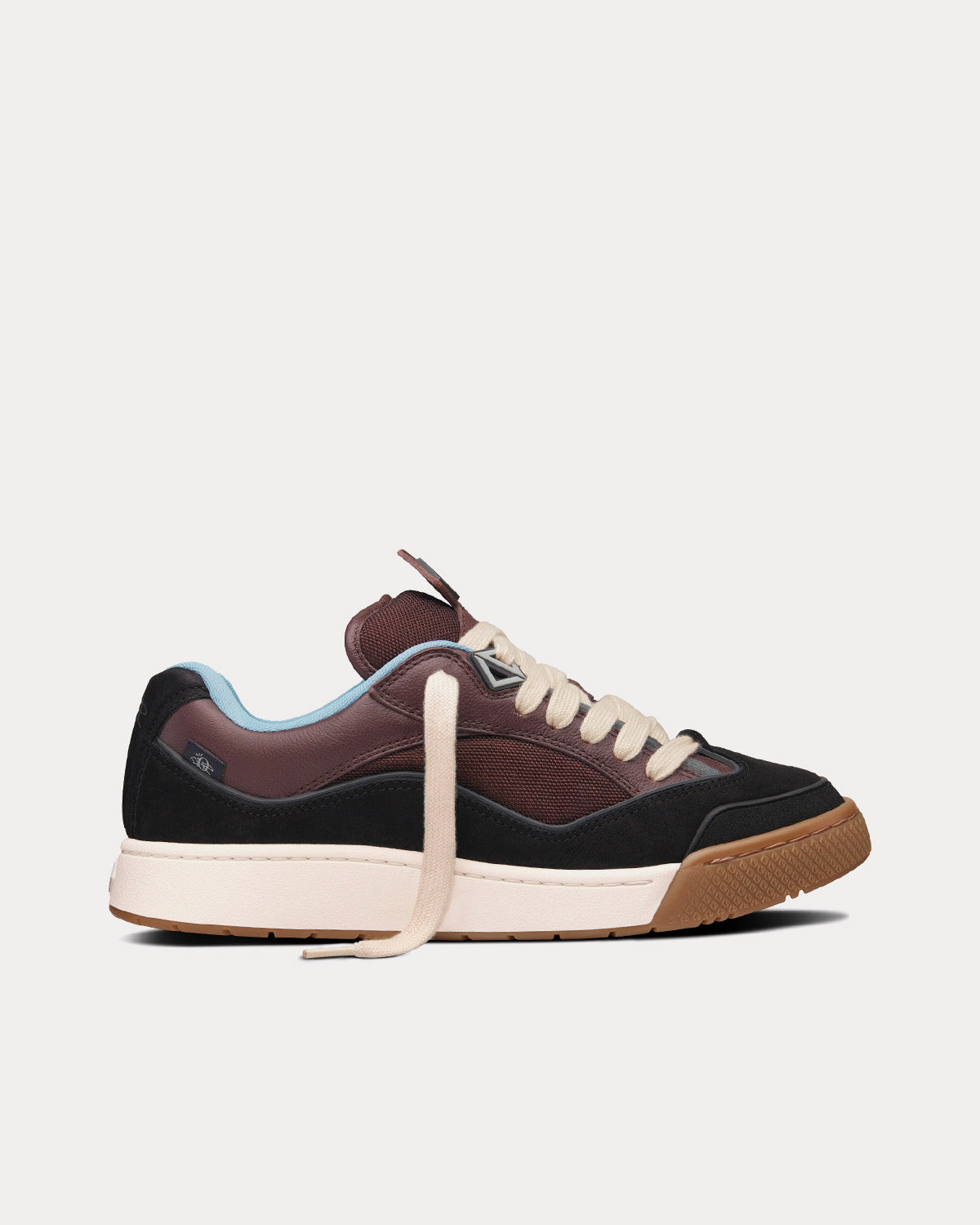 B713 'Cactus Jack' Mocha Grained Calfskin and Technical Mesh with Black  Nubuck Calfskin Low Top Sneakers