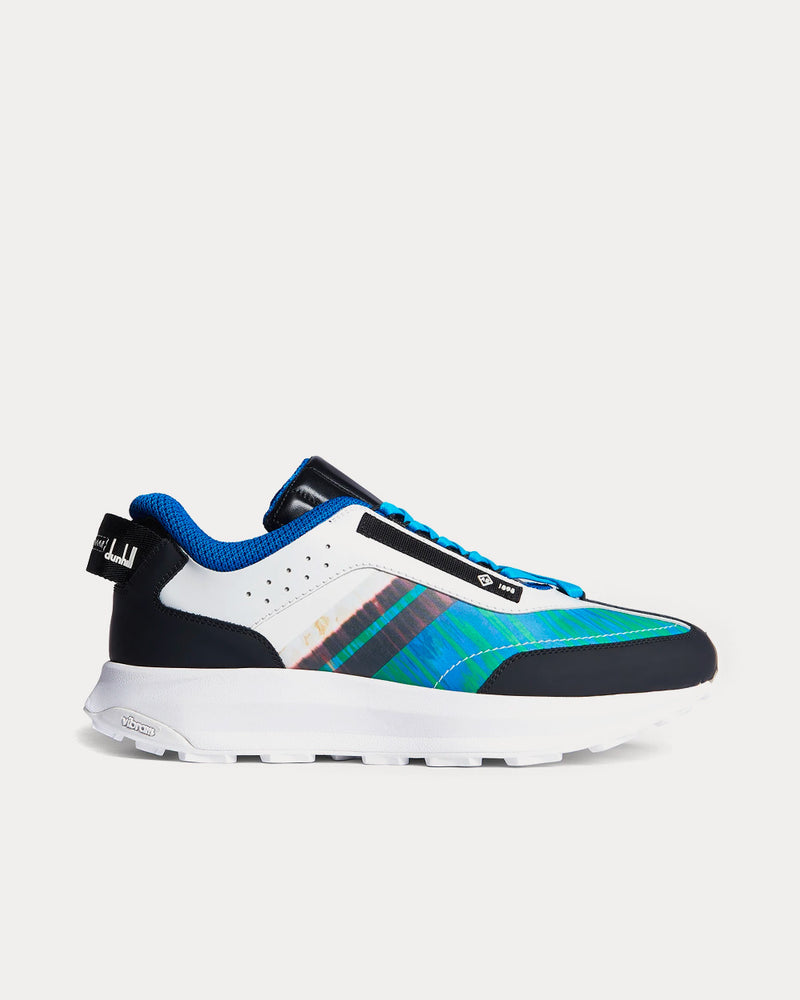 Dunhill x Ellen Carey Aerial Runner Blue / Green Low Top Sneakers - 1