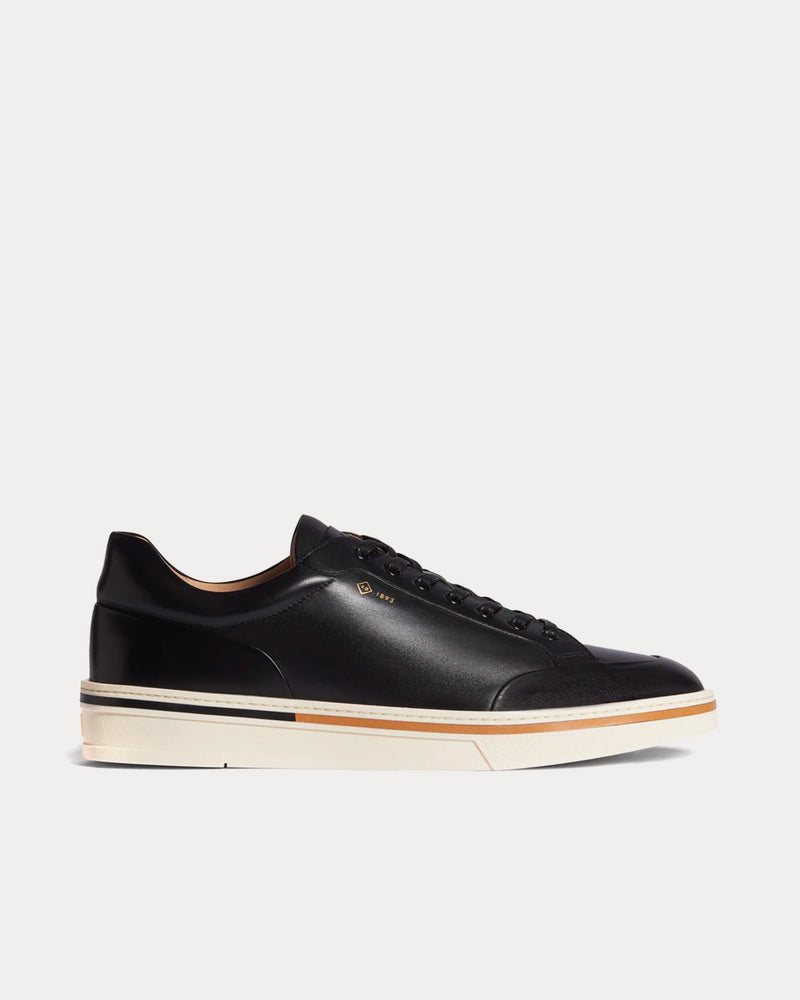 Dunhill Metropolitan Black Low Top Sneakers - 1