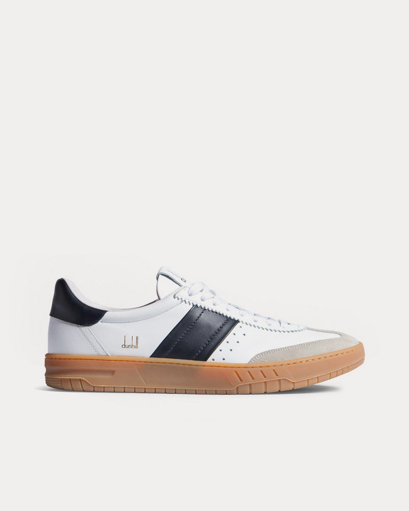 Dunhill Court Legacy White / Black Low Top Sneakers - 1