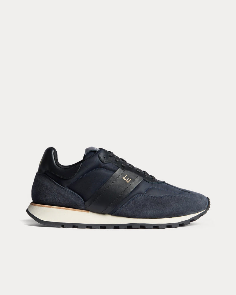 Dunhill Legacy Runner Navy Low Top Sneakers - 1