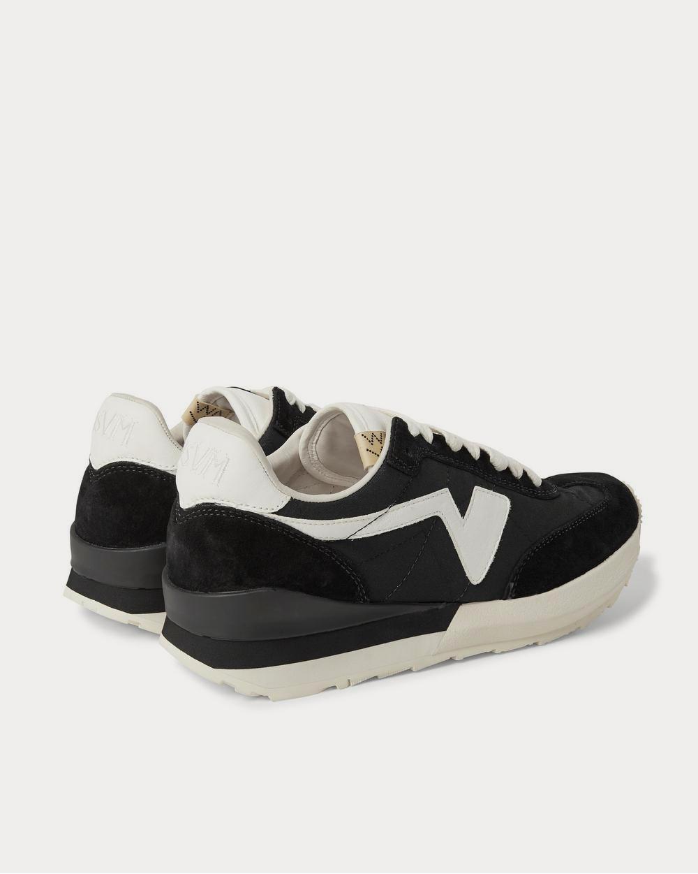 Visvim FKT Runner Suede- and Leather-Trimmed Nylon-Blend  Black low top sneakers - 3