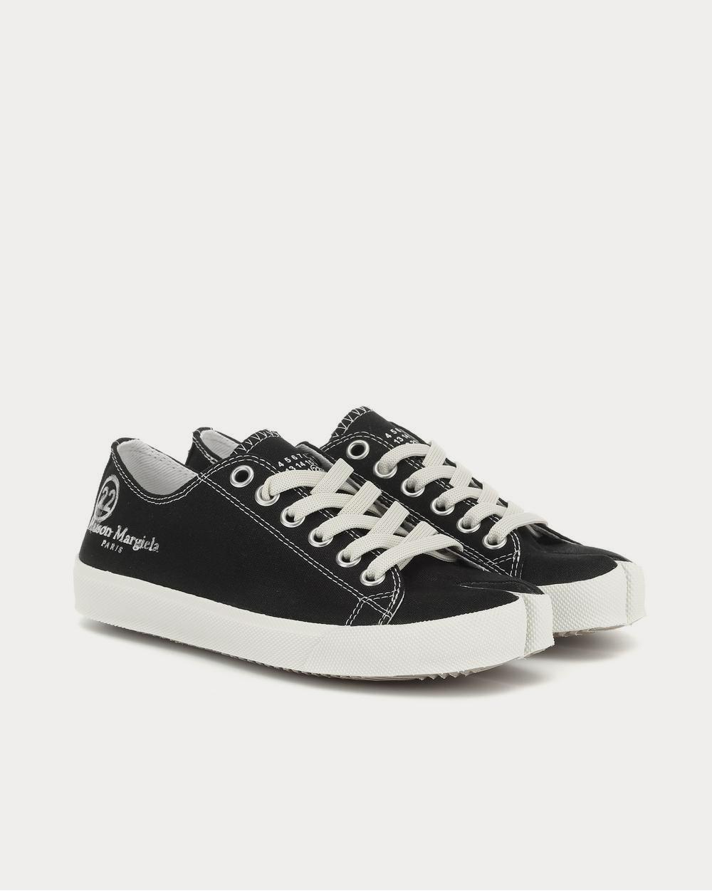 Maison Margiela Tabi canvas Black Low Top Sneakers - 2