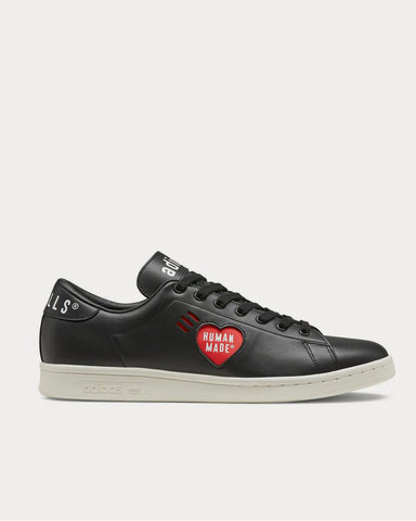 Adidas x Human Made Stan Smith Logo-Print Leather  Black low top sneakers