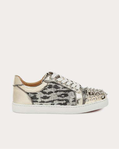 Christian Louboutin Vieira Spikes embellished Version Multi Low Top Sneakers