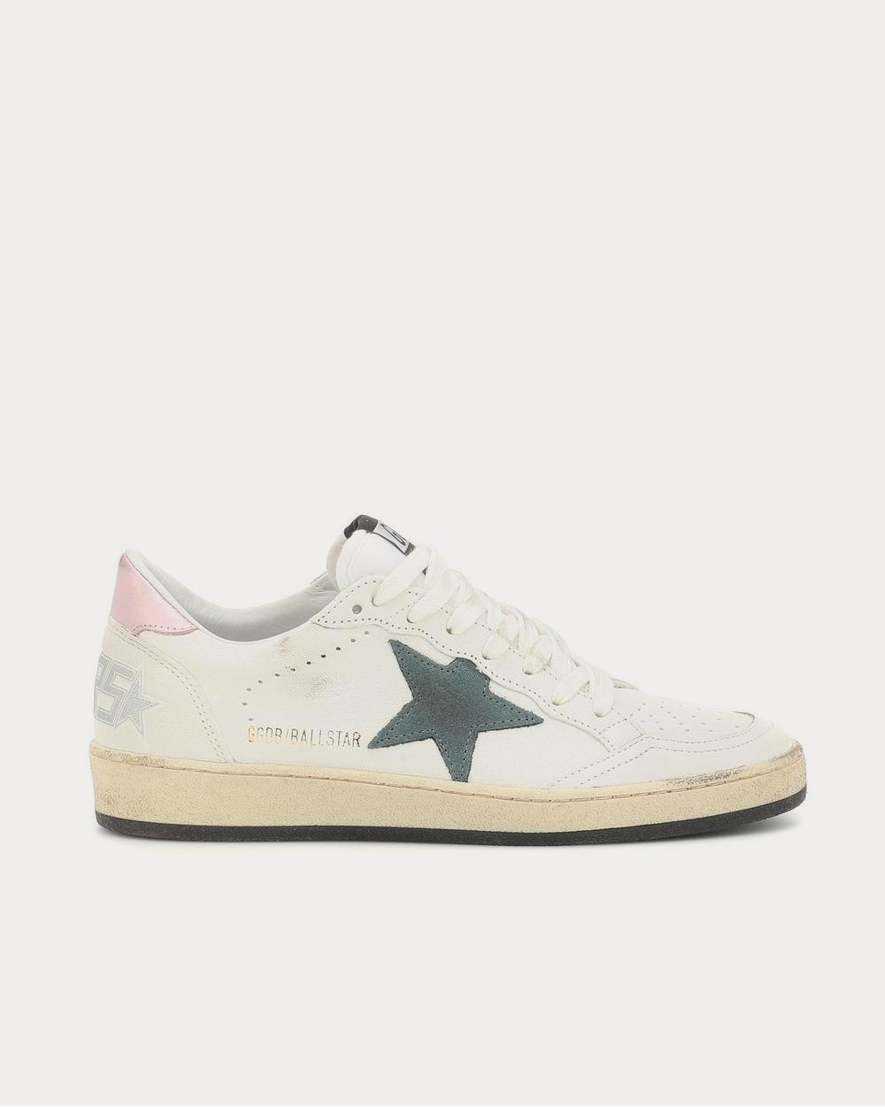 Golden Goose Ball Star leather White Low Top Sneakers - 1