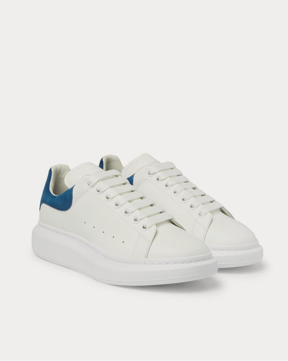 Alexander McQueen Exaggerated-Sole Leather  White low top sneakers - 2