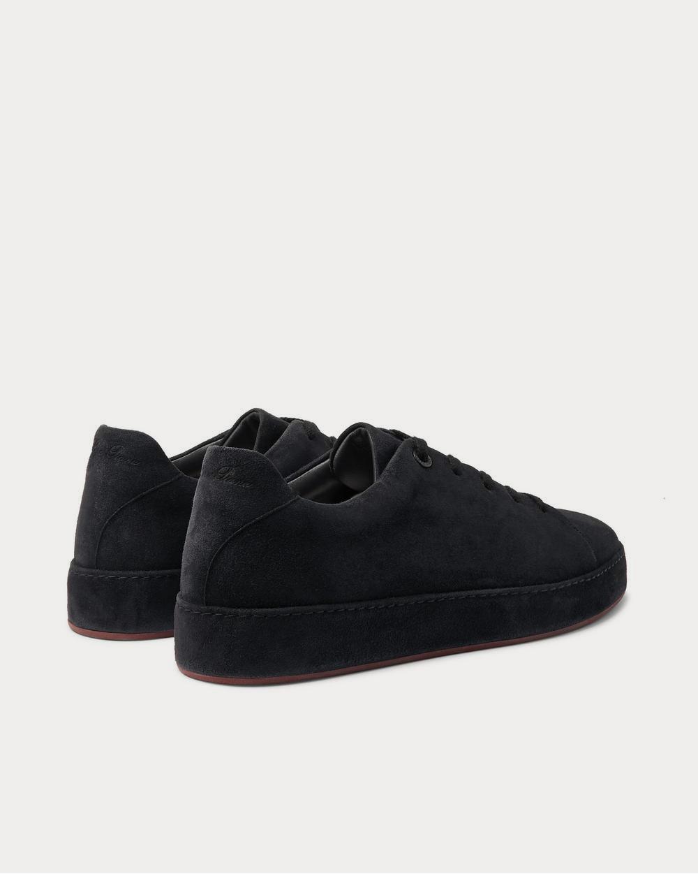 Loro Piana Nuages Suede  Black low top sneakers - 3