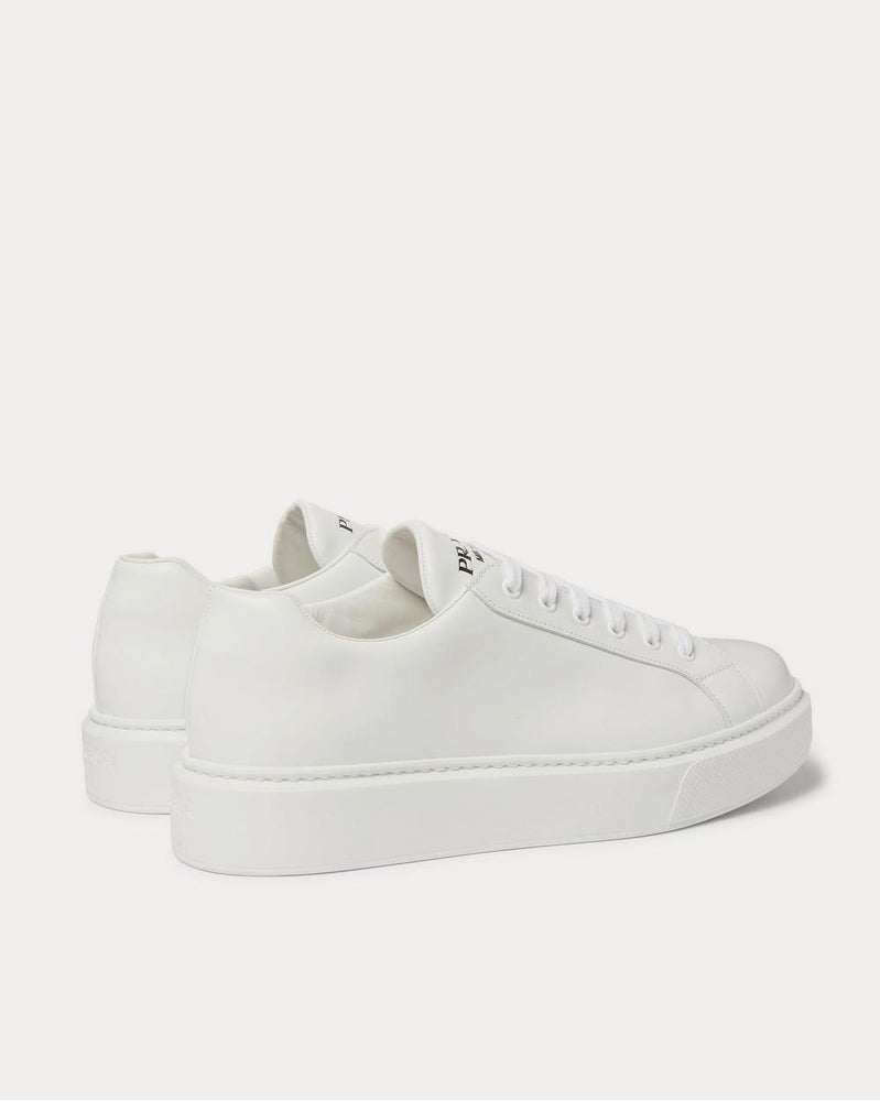 Prada Street Eighty Leather  White low top sneakers - 4