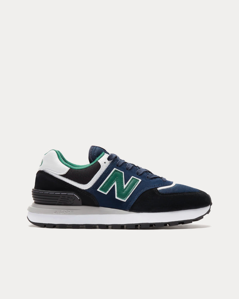 New Balance x Junya Watanabe 574 Legacy Navy / Black / Green Low Top Sneakers - 1