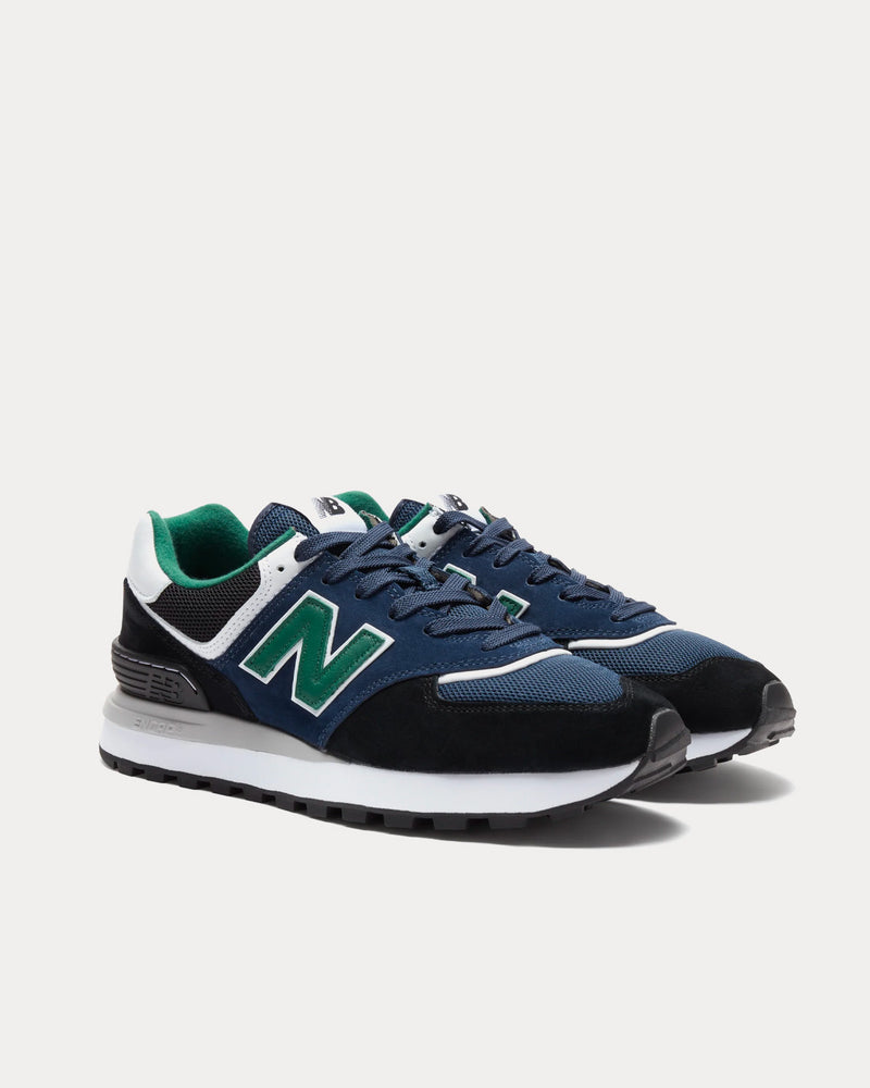 New Balance x Junya Watanabe 574 Legacy Navy / Black / Green Low Top Sneakers - 3