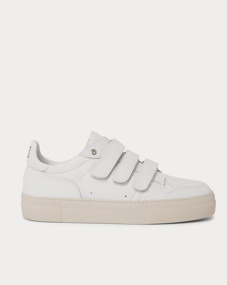 AMI Full-Grain Leather  White low top sneakers - 1