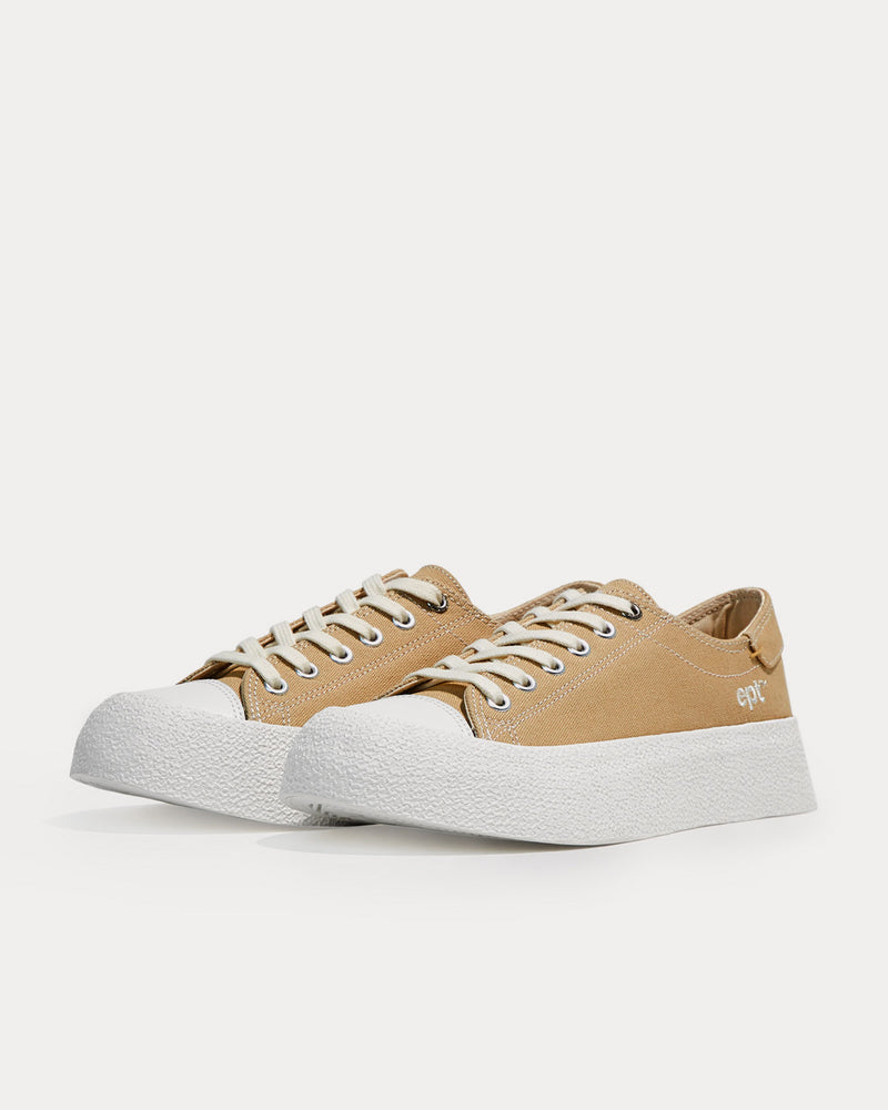 East Pacific Trade Dive Canvas Beige Low Top Sneakers - 3