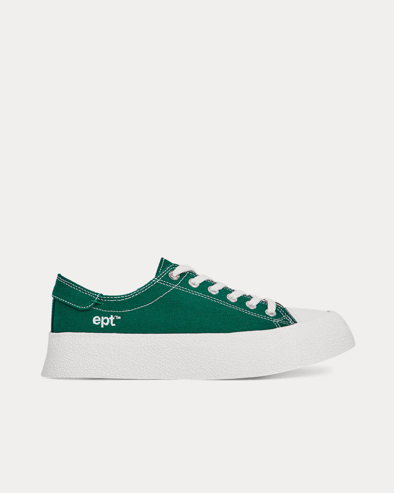 East Pacific Trade Dive Canvas Forest Green Low Top Sneakers - 1