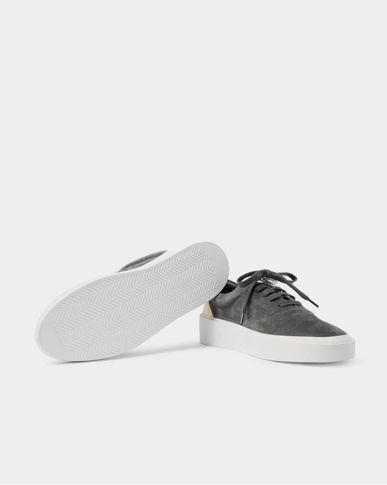 Fear of God 101 Leather-Trimmed Suede  Anthracite low top sneakers - 3