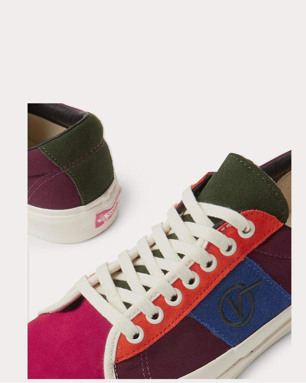 Vans Vault UA OG Sid LX Logo-Embroidered Suede and Canvas  Multi low top sneakers - 4