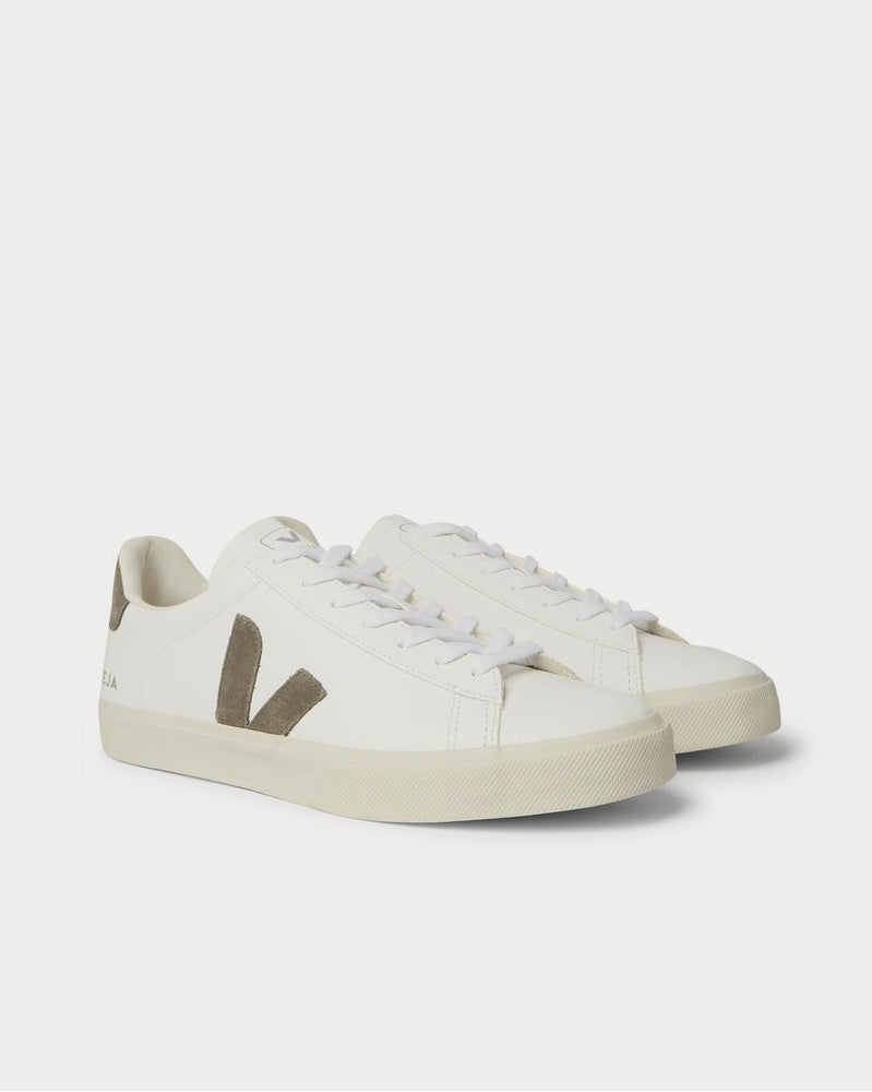 Veja Campo Suede-Trimmed Leather  White low top sneakers - 2