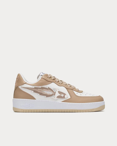 Enterprise Japan Rocket Beige / White Low Top Sneakers