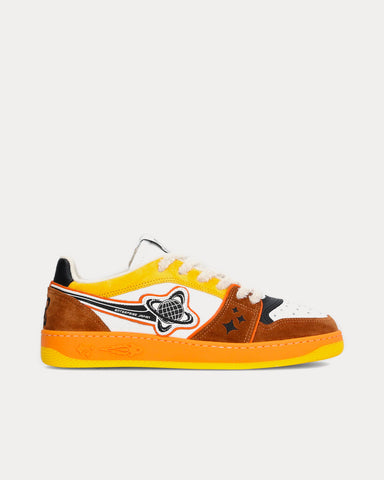 Enterprise Japan EJ Planet Yellow / Brown / White Low Top Sneakers