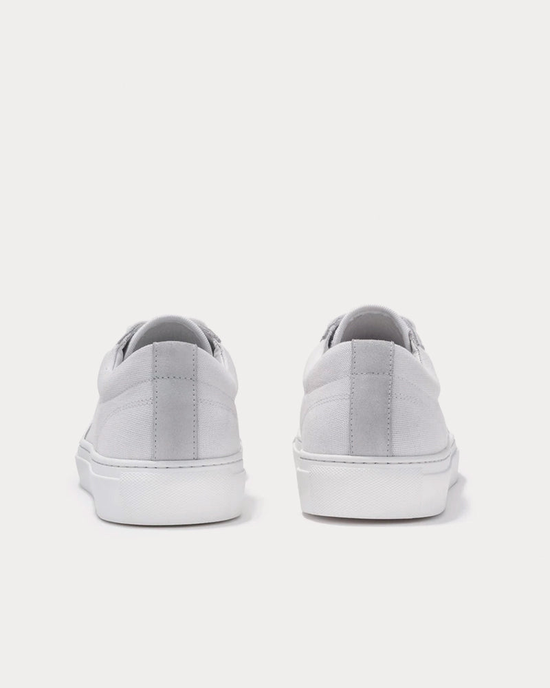 Erik Schedin Low Cut Canvas White Low Top Sneakers - 4