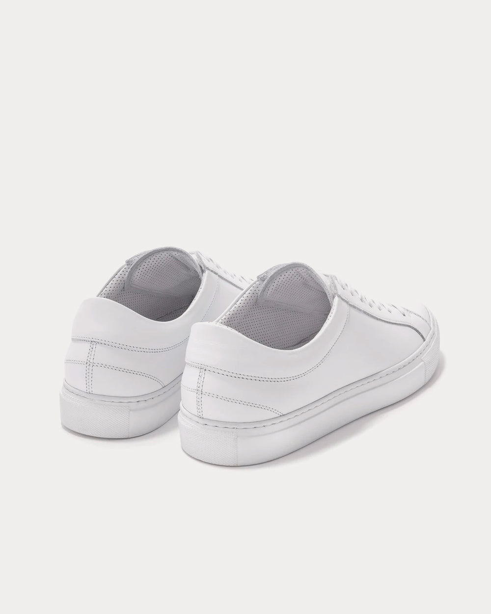 Erik Schedin Low Cut Leather White Low Top Sneakers - 3